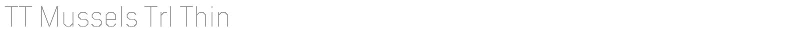 TT Mussels font preview